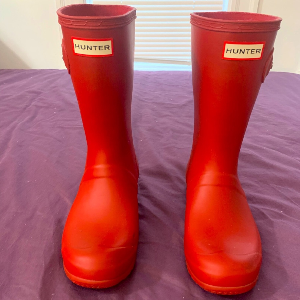 Hunter Red Rain Boots
